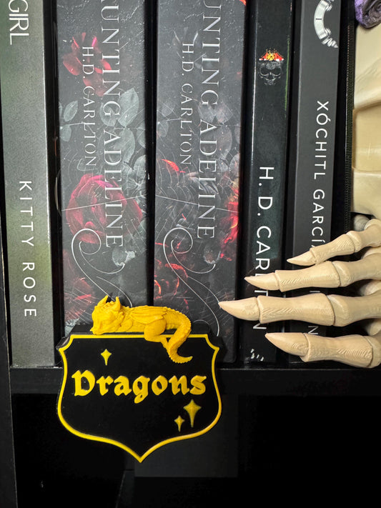 Customizable Bookshelf Signs