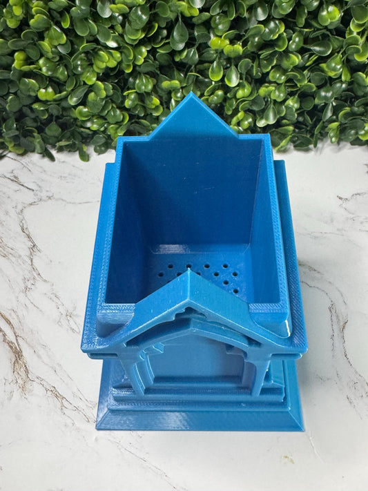 Gothic Cathedral Planter with Drip Tray