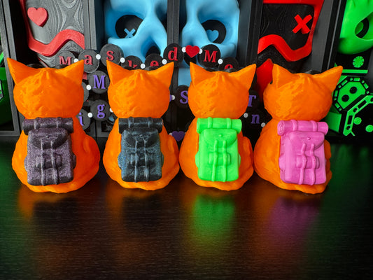 Broccoli the Cat Figure | Fantasy-Inspired Bookish Cat Decor