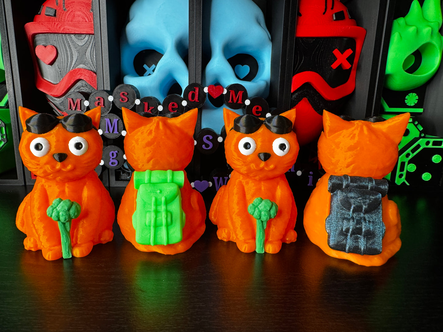 Broccoli the Cat Figure | Fantasy-Inspired Bookish Cat Decor