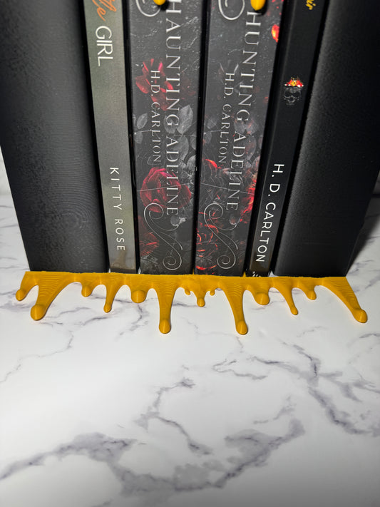 Dripping Book Shelf Decor Set | Over & Under Book Drip Decor