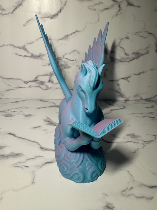 Pegasus Kindle Stand | Winged Horse Phone & Tablet Holder | Fantasy Bookish Decor | 3D Printed