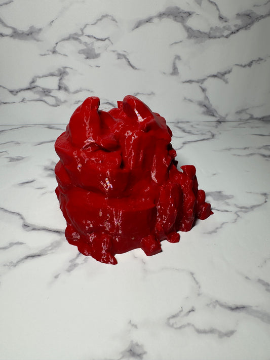 Skull Cave Reptile Hide | Spooky Terrarium Hideout | 3D Printed Enclosure Decor