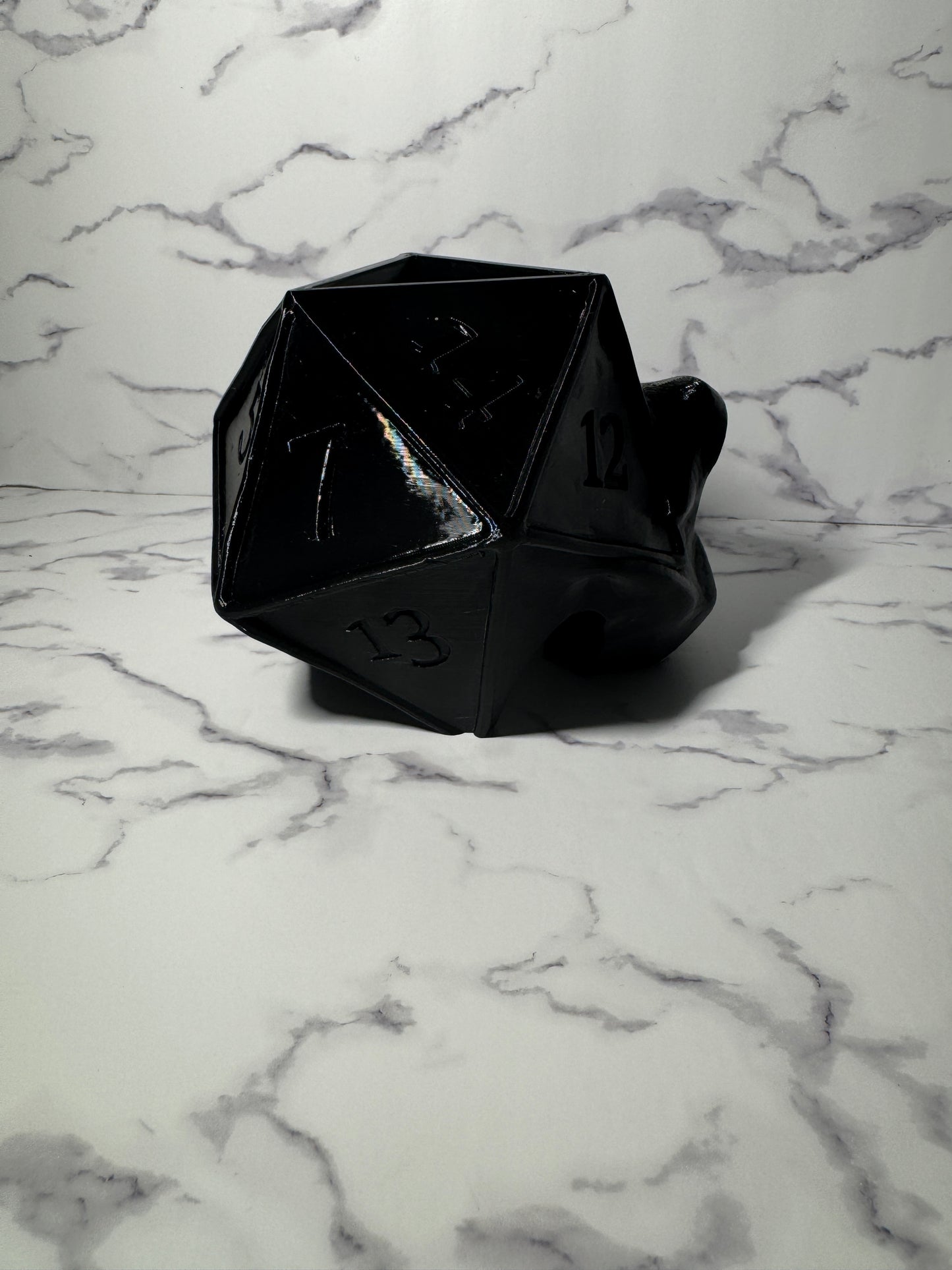 D20 Dice Reptile Hide | DND Gecko Hide | 3D Printed Crested Gecko Cave | Fantasy Terrarium Decor | Small Reptile Enclosure Hide