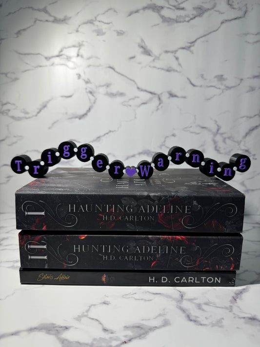 Spicy/Naughty Friendship Bracelet Bookshelf Decor | Bookish Shelf Sign