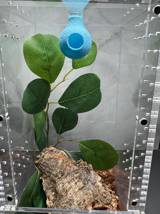 Round Magnetic Top-Mount Spider Hide | 3D Printed Tarantula & Jumping Spider Enclosure Hideout | Arboreal Invertebrate Hide