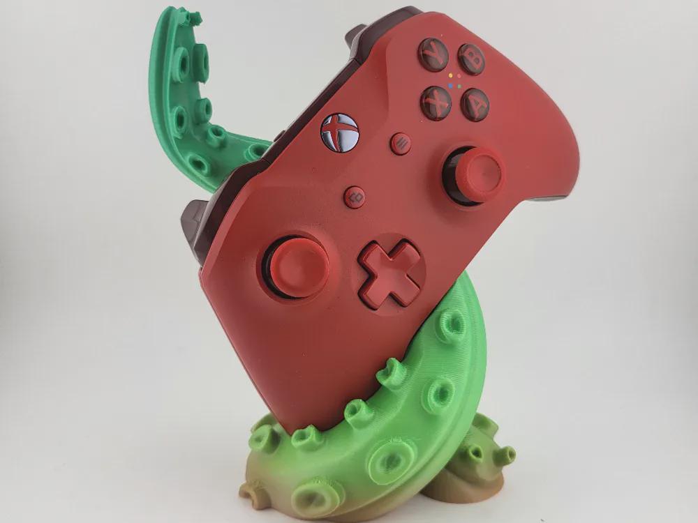 Gaming Controller Stand | 3D Printed Holder for Desk or Display