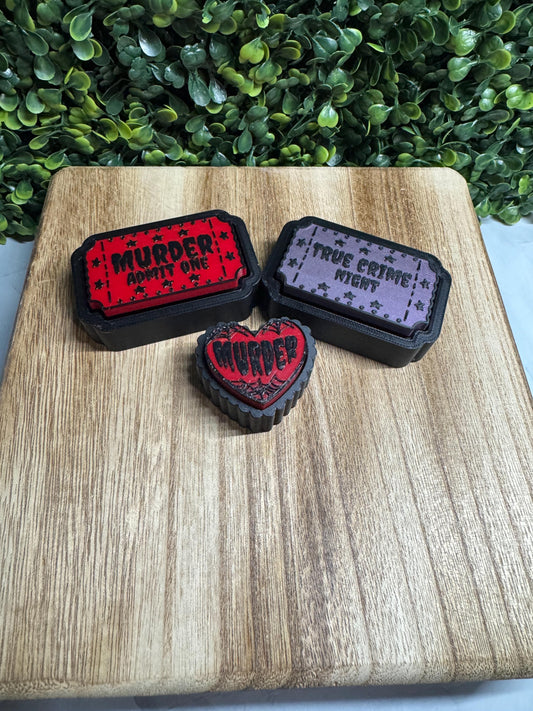 True Crime Clickers – 3D Printed Fidget Clickers