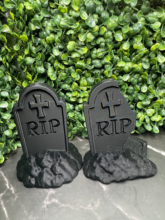 Spooky Tombstone Reptile Tank Decor | RIP Grave Marker Enclosure Accent