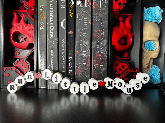Spicy/Naughty Friendship Bracelet Bookshelf Decor | Bookish Shelf Sign