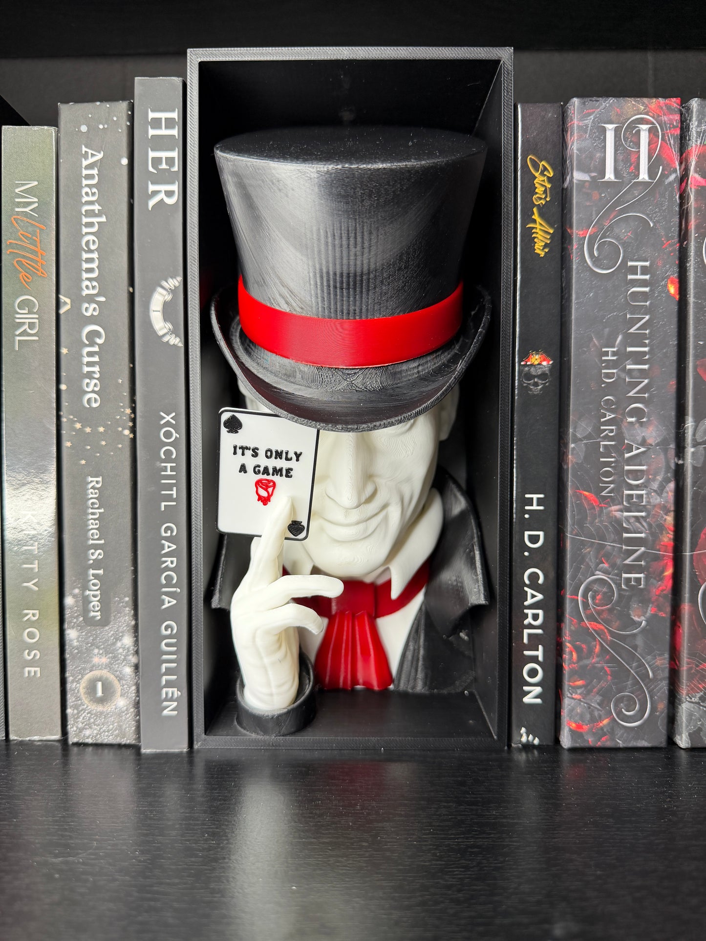 Mysterious Ringmaster Book Nook | Dark Fantasy Bookish Decor