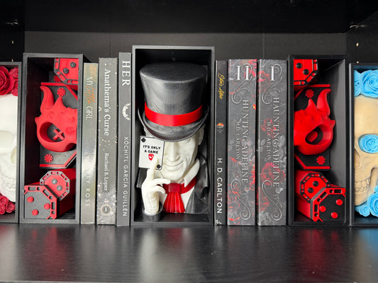 Mysterious Ringmaster Book Nook | Dark Fantasy Bookish Decor