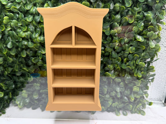 Mini Magnetic Bookshelf Decor for Spider Enclosures | Tiny Bookshelf Ledge for Jumping Spiders | Customizable Miniature Display Shelf