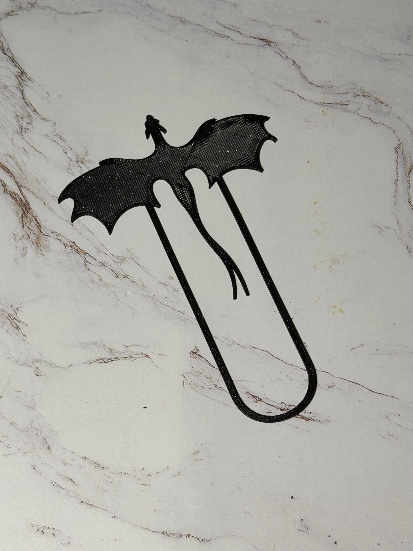 3D Printed Dragon Bookmarks (Multi-Pack) | Fantasy Book Mark Set | Dragon Clip/Paperclip Bookmark