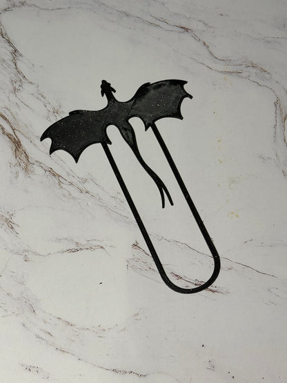 3D Printed Dragon Bookmarks (Multi-Pack) | Fantasy Book Mark Set | Dragon Clip/Paperclip Bookmark