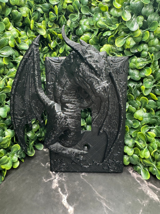 Light Switch Cover | Dragon or Skull Wall