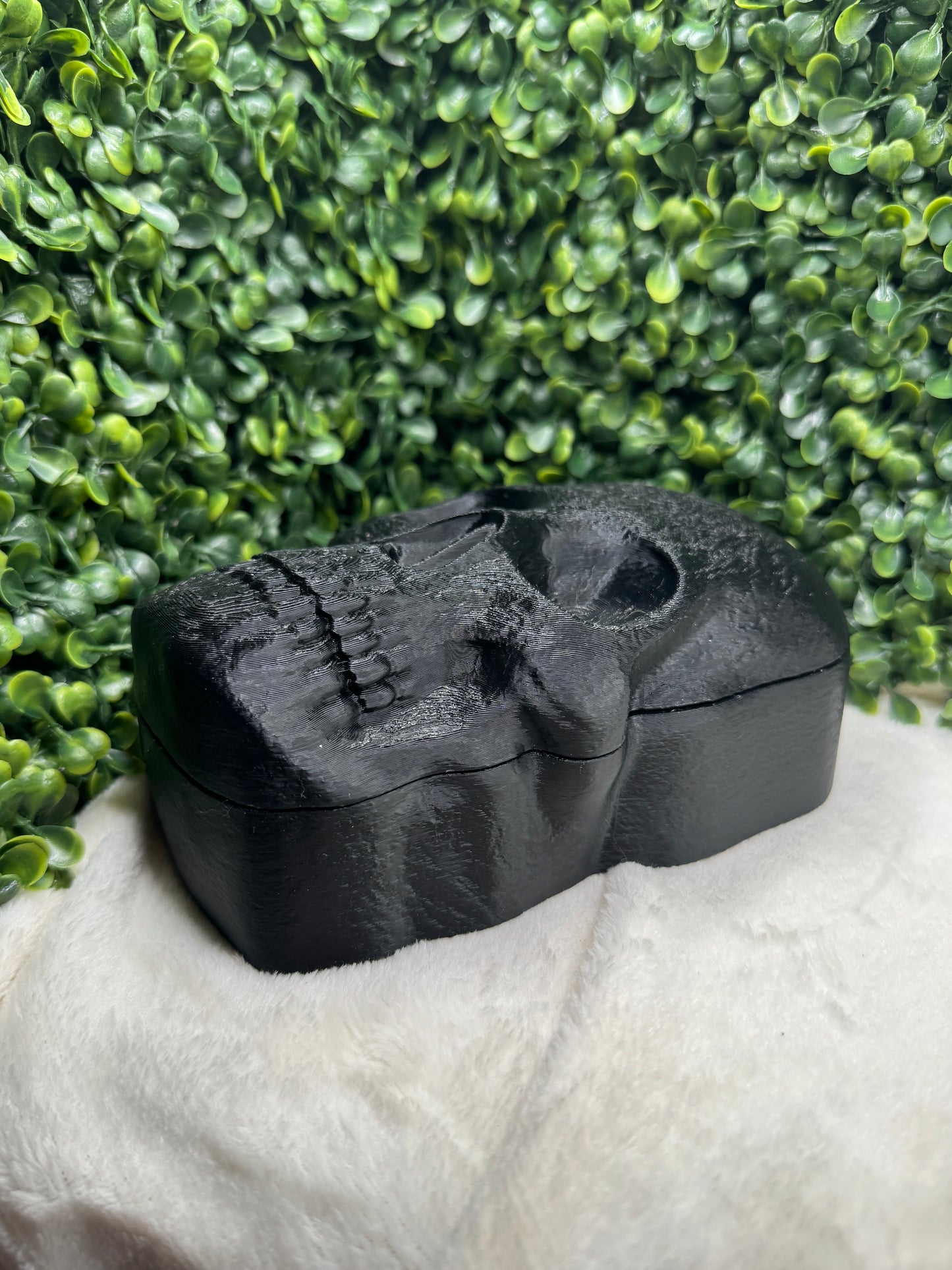 Skull Trinket Box | Gothic Storage Box | Spooky Decor Keepsake Container
