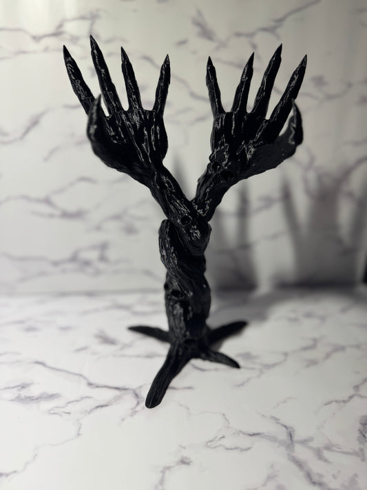 Twisted Tree Hand Book Display Stand | Gothic Home Decor