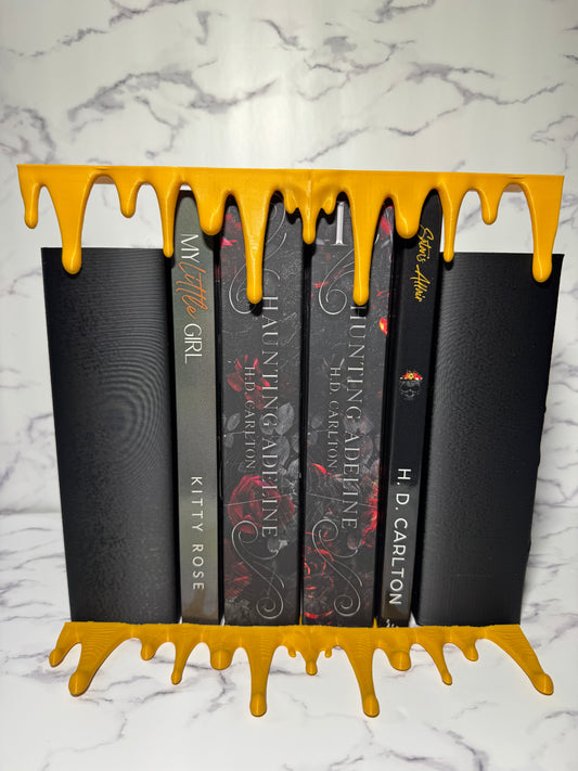 Dripping Book Shelf Decor Set | Over & Under Book Drip Decor