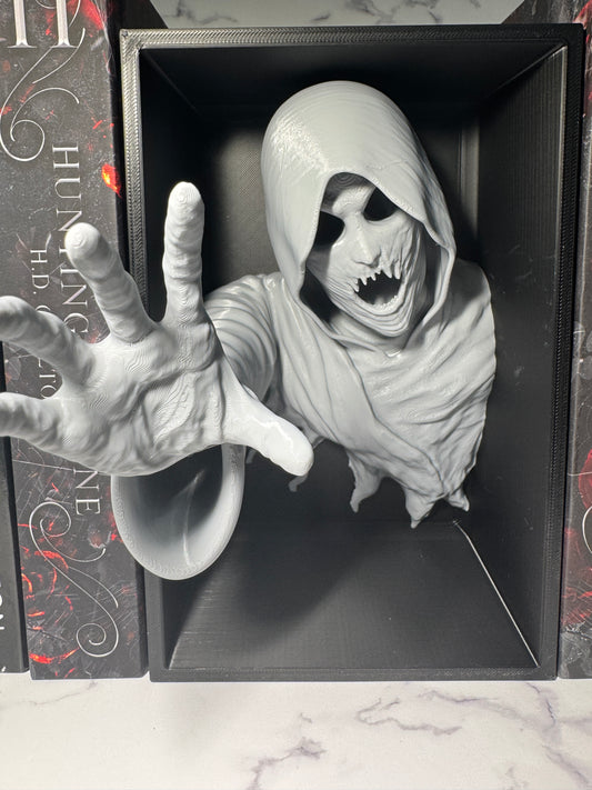 Void Reaper Horror Book Nook | Gothic Bookshelf Decor | Dark Academia