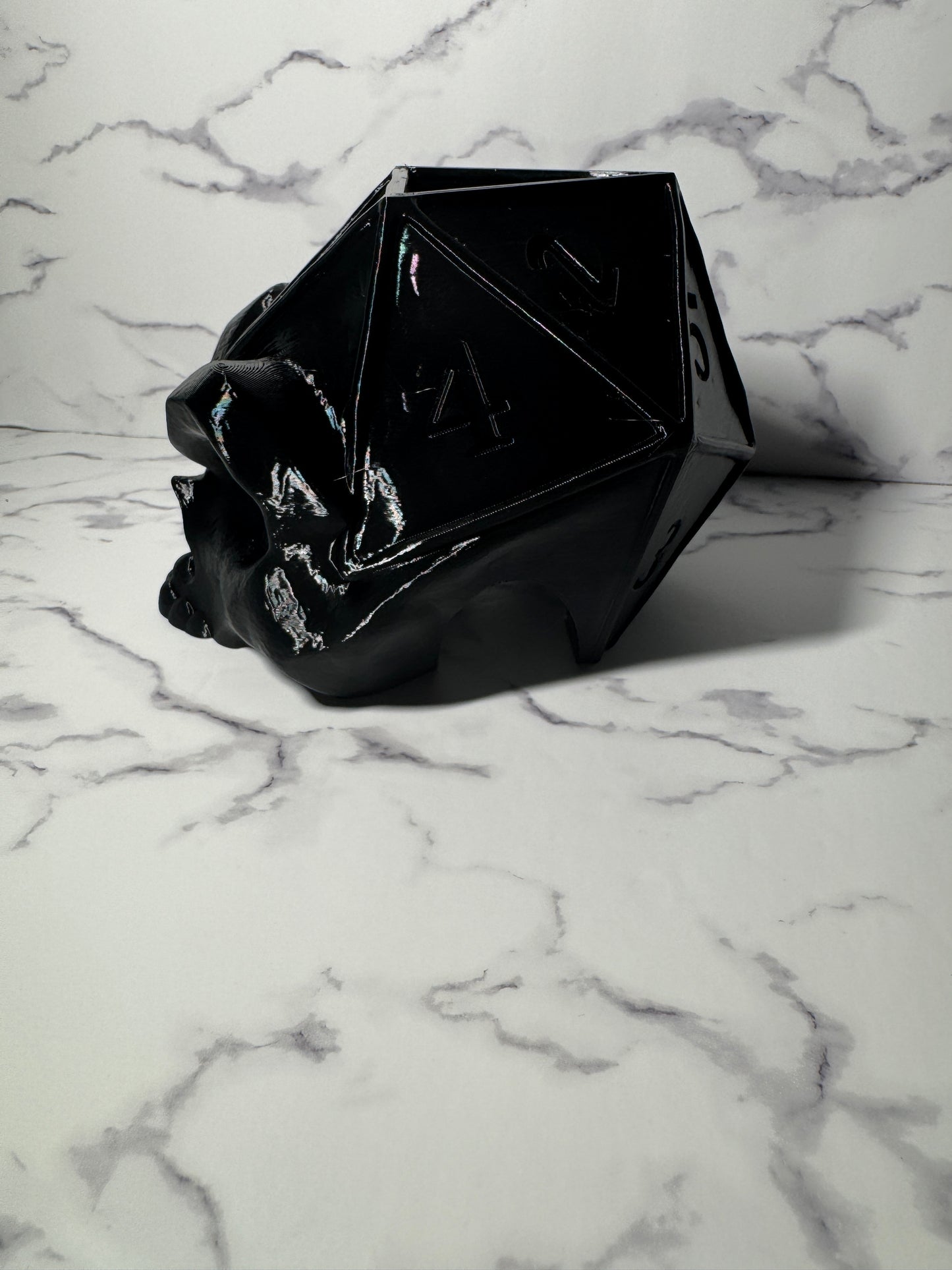 D20 Dice Reptile Hide | DND Gecko Hide | 3D Printed Crested Gecko Cave | Fantasy Terrarium Decor | Small Reptile Enclosure Hide