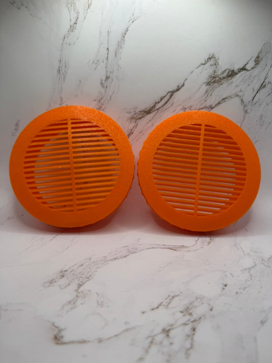 2-Pack Enclosure Vents 2”, 3”, 4” Terrarium Vents | Multiple Colors | Quarantine & Breeding Tub Ventilation