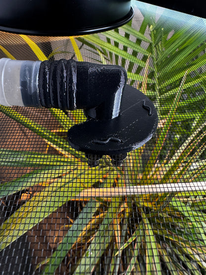 Fog Lock – Secure Fogger Hose/Nozzle Holder for Screen Reptile Enclosures