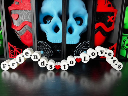 Tropes Friendship Bracelet Bookshelf Decor | Bookish Shelf Sign