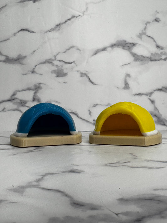 Turtle Shell Magnetic Spider Hide | 3D Printed Jumping Spider Enclosure Decor