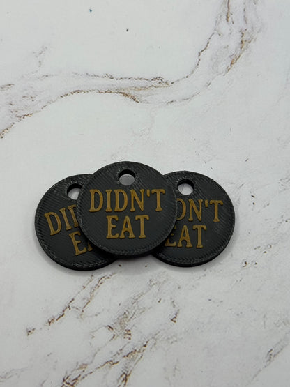 Didn’t Eat Reptile Tag – Feeding Tracker Identifier for Breeders & Reptile Care