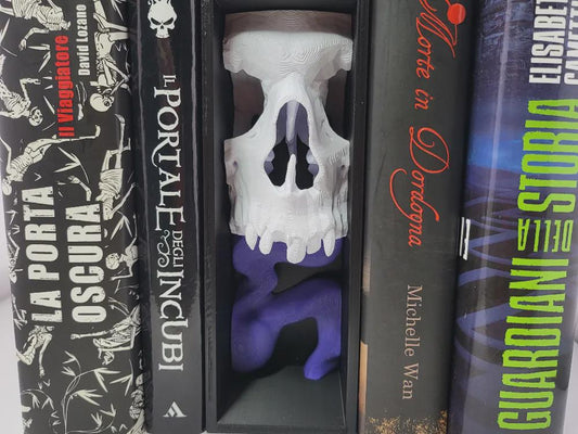 Gothic Skull Book Nook – Shadow Smoke Edition