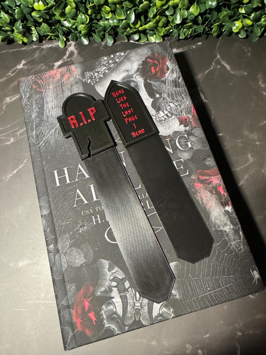 3D Printed Gothic Bookmarks (2 pack) | Spooky Halloween Bookmarks